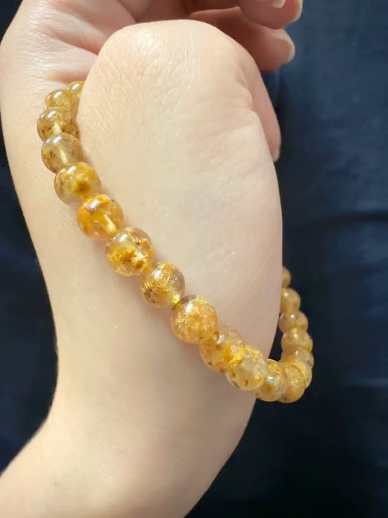 心忱-有錢花 菊花鈦晶 黃絨花 炸花