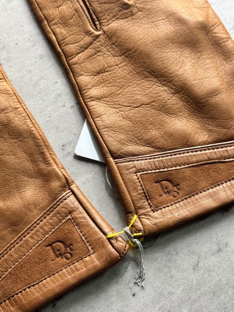 中古精品 Christian Dior 迪奧 羊皮 皮手套 棕色 保暖 禮物