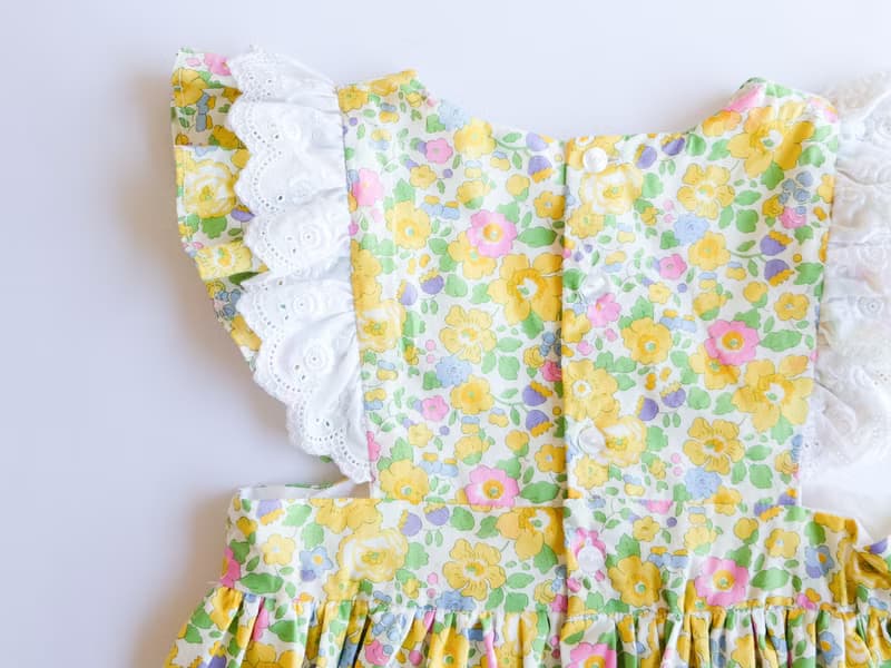 英國LIBERTY FABRICS女童Stella法式圍裙洋裝