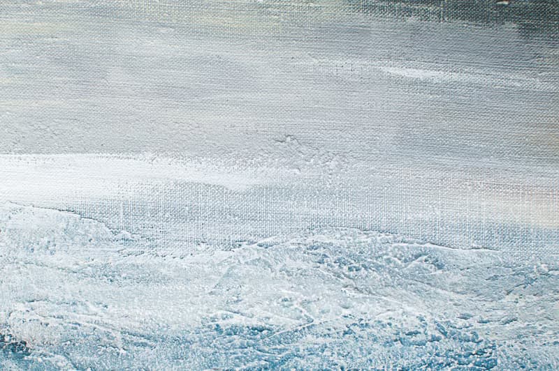 Abstract landscape relief painting in mixed media from the artist