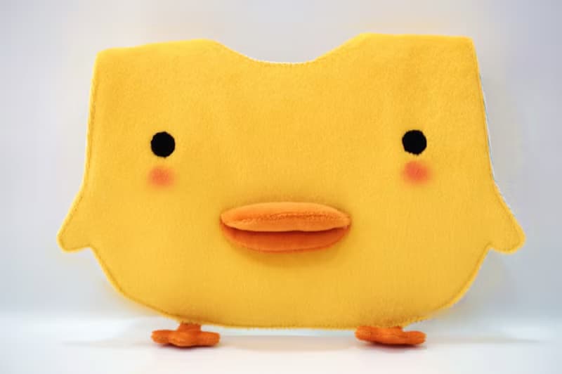  Bucute小黃鴨口水巾/寶寶的彌月禮物/口水巾/彌月
