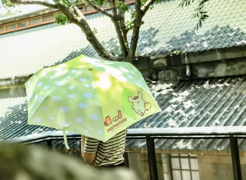 【漫遊台灣 X 三麗鷗】布丁狗 雨傘(台灣)+行李箱貼紙(總統府)