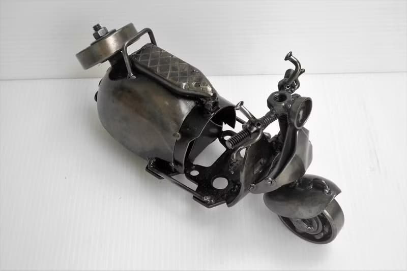 One-Of-A-Kind Christmas Gift Idea, Vespa (A) Motorcycle Welding sculptures
