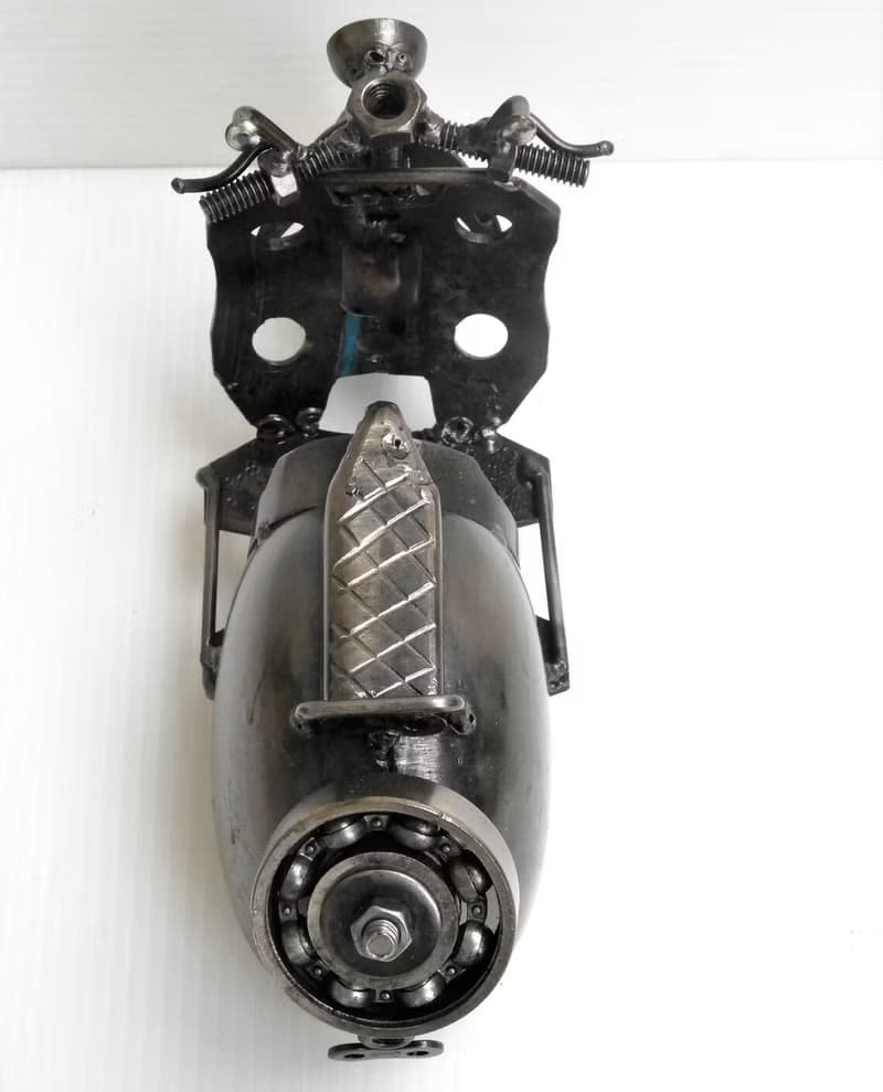 One-Of-A-Kind Christmas Gift Idea, Vespa (A) Motorcycle Welding sculptures