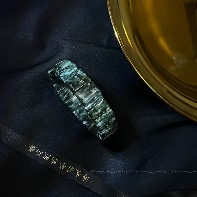 燦影。頂級 小高貨 綠龍晶 手排 手珠 手串 心輪