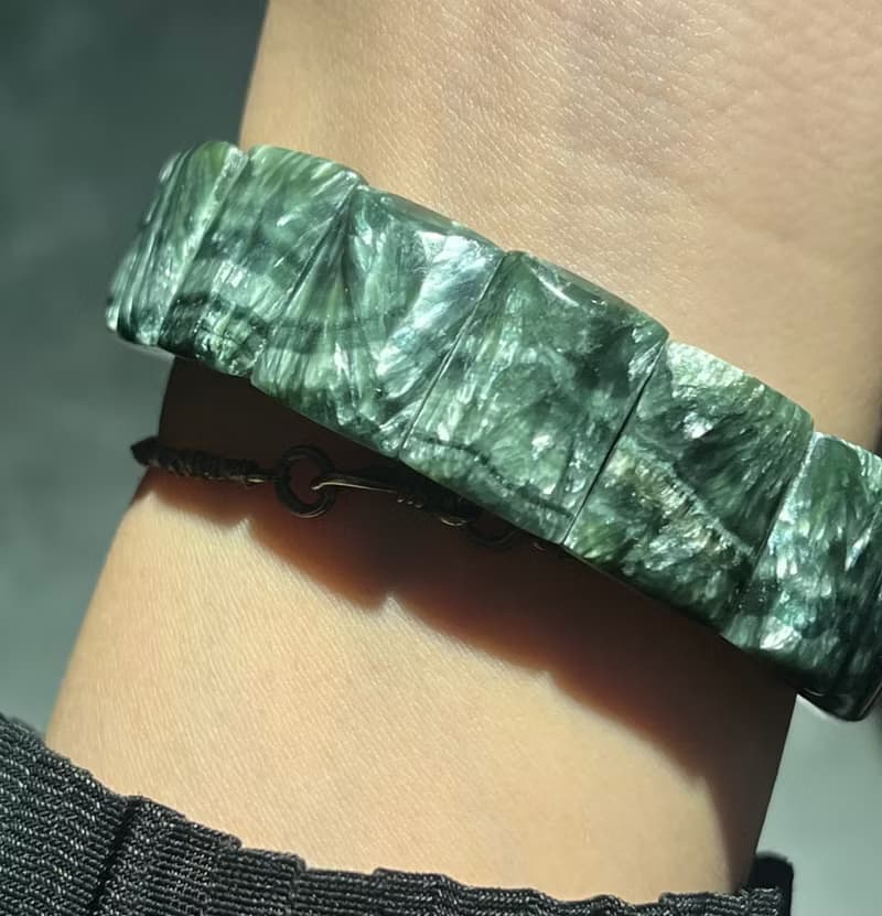 燦影。頂級 小高貨 綠龍晶 手排 手珠 手串 心輪