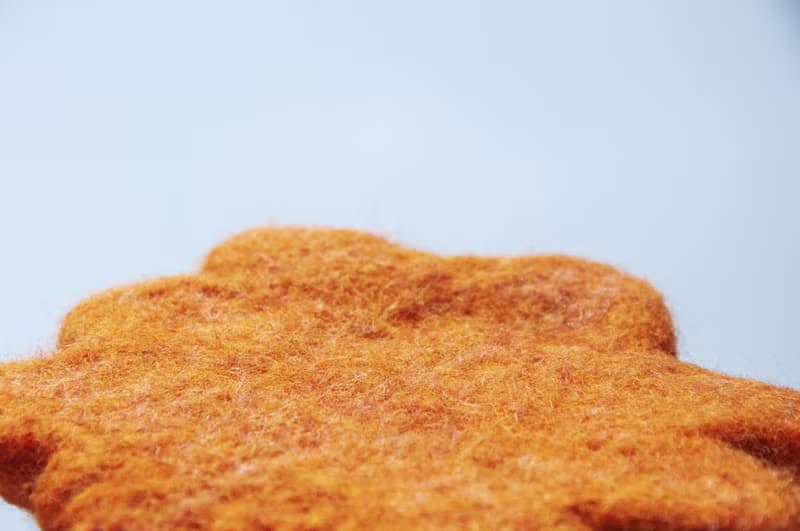 情人節禮物 聖誕交換禮物 森林系羊毛氈杯墊 植物杯墊-楓葉杯墊