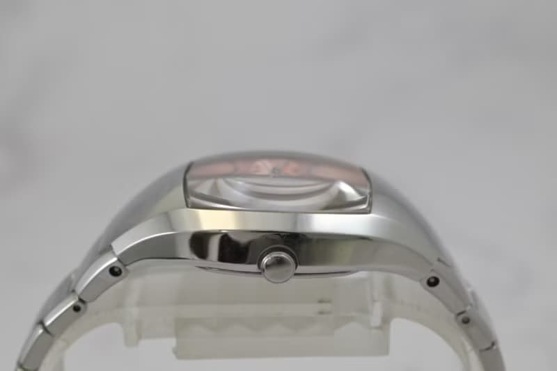 送料無料 SEIKO ルキア レディース腕時計 クォーツ 粉紅色 橙色  28mm  Ref.5Y89-5A20 手錶 古董錶 復古手錶 日本直送