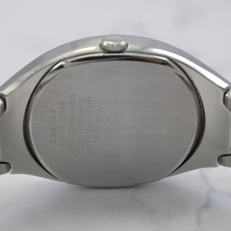 送料無料 SEIKO ルキア レディース腕時計 クォーツ 粉紅色 橙色  28mm  Ref.5Y89-5A20 手錶 古董錶 復古手錶 日本直送