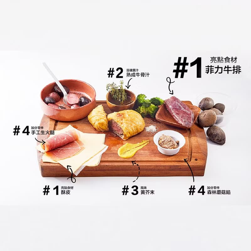 【母親節禮物】小高師傅聯名經典威靈頓牛排食譜食材箱