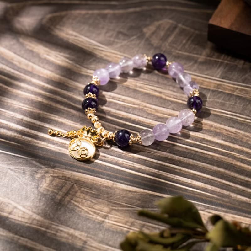 【古韻】紫氣東來-紫水晶手鍊