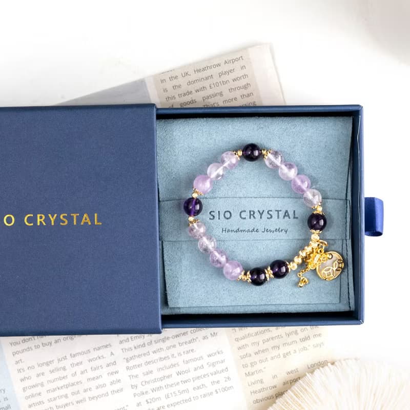 【古韻】紫氣東來-紫水晶手鍊