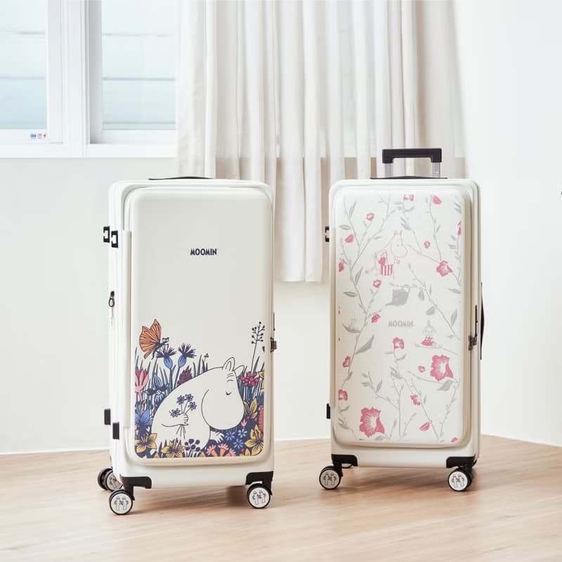 【Moomin嚕嚕米姆明】29吋可擴充上掀前開行李箱(2年保固/海關鎖)