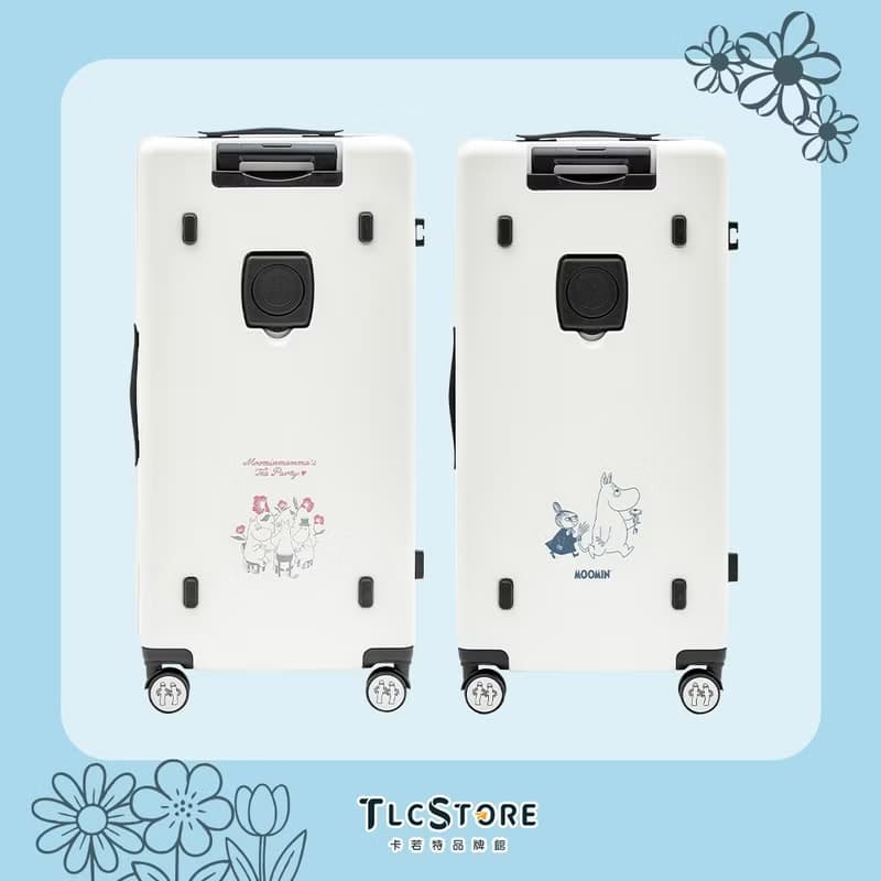 【Moomin嚕嚕米姆明】29吋可擴充上掀前開行李箱(2年保固/海關鎖)
