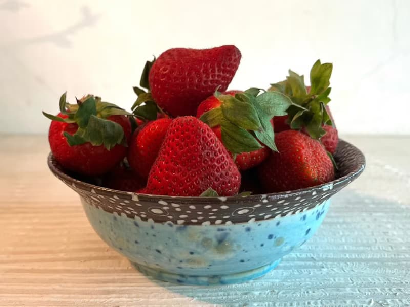 點點聚合咖啡花邊碗_陶瓷餐碗