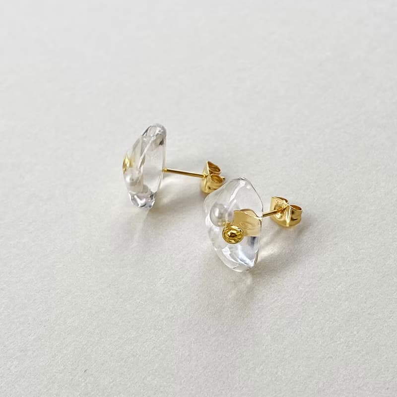 天然貝ウォーターピアス/イヤリング