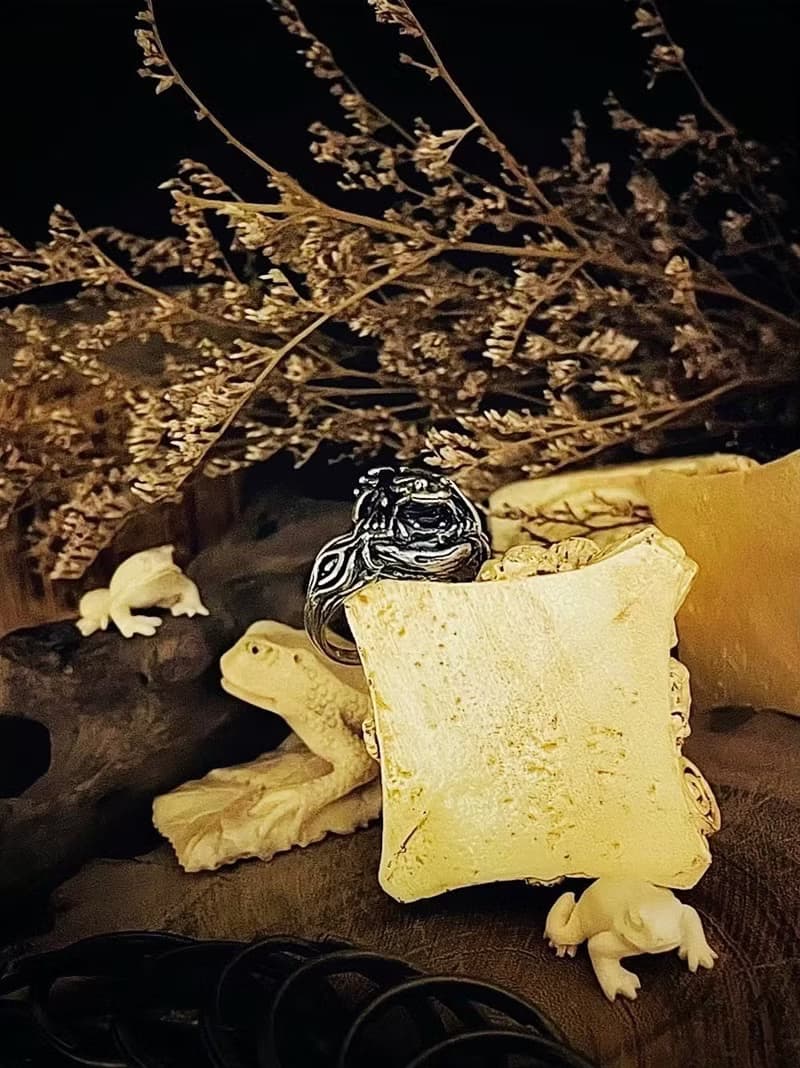 【動物系列】蛙Frog 925純銀 戒指