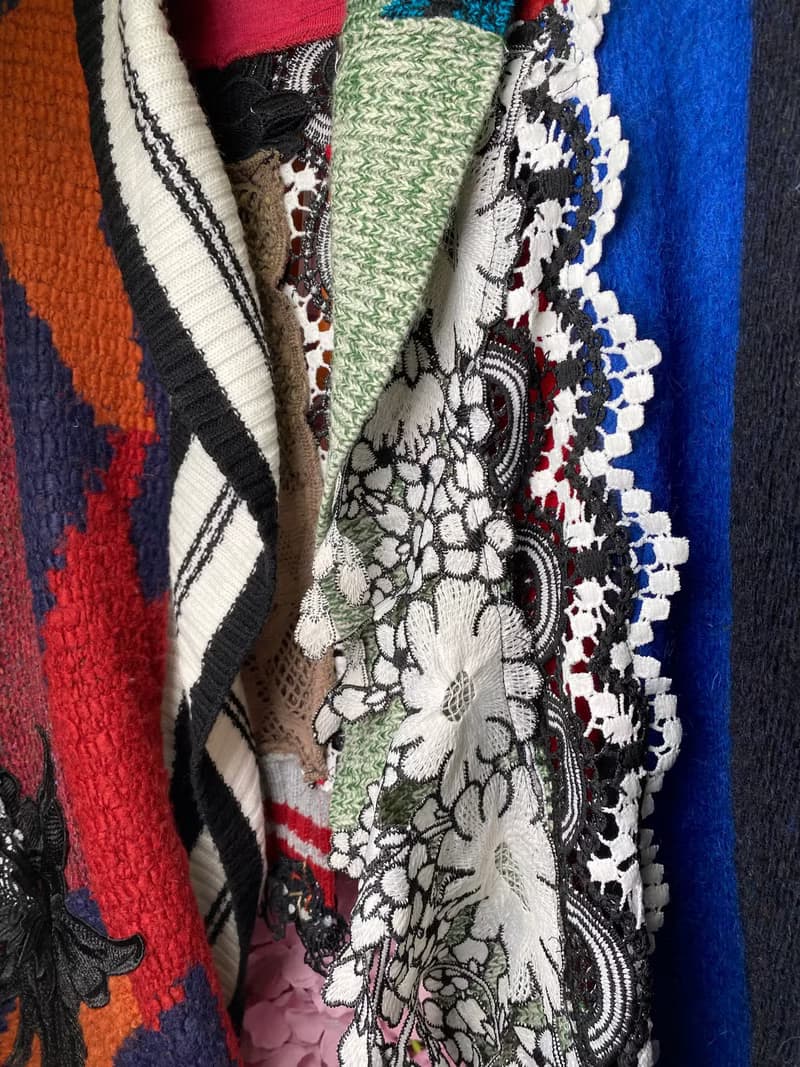 OTT只此一件•超重工民族風手鈎手編織花刺繡蕾絲披肩頸巾圍巾