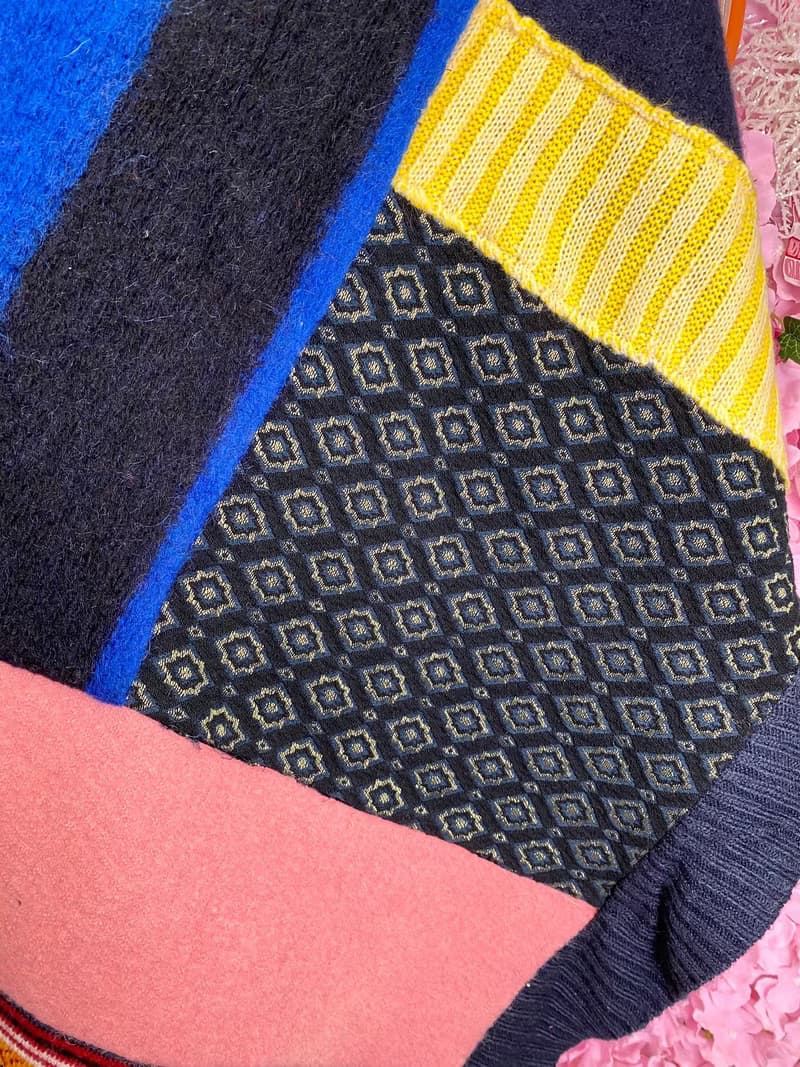 OTT只此一件•超重工民族風手鈎手編織花刺繡蕾絲披肩頸巾圍巾