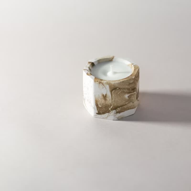 金箔大理石手工香氛蠟燭