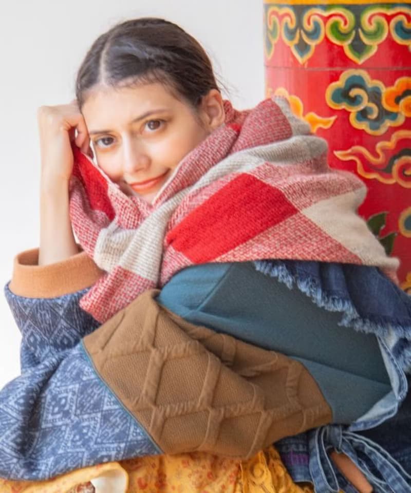 【熱門預購】格紋環形圍巾 (5色) CSNP9302