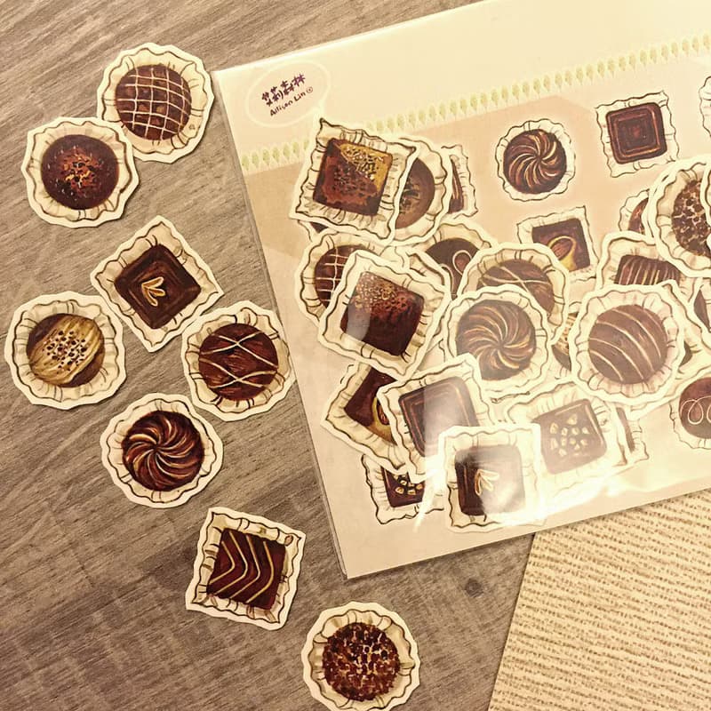 [食季]巧克力貼紙組