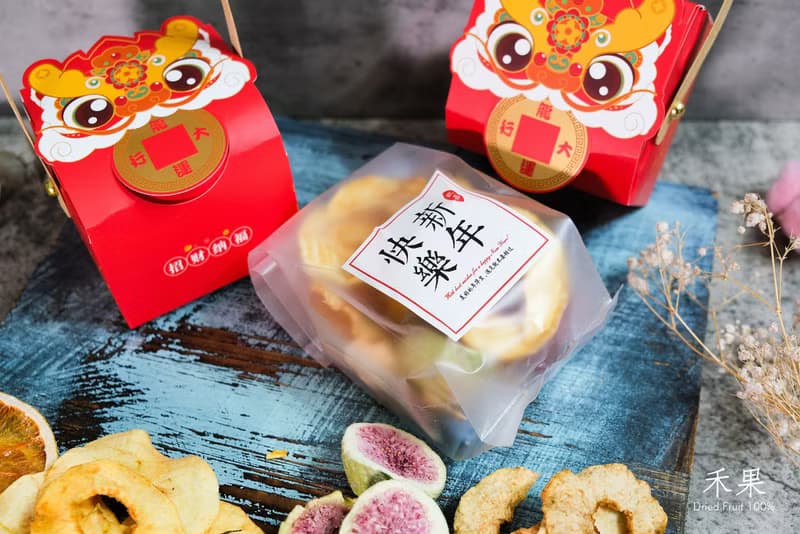【禾果】蛇年招財納福小提盒(提把款)(6入)