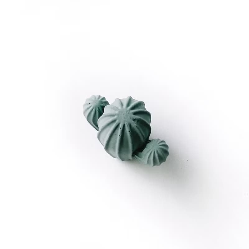 (預購) 莫蘭迪綠系列 | 仙人掌造型水泥擴香石 辦公室懶人植栽