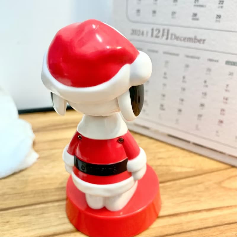 美版 史努比 聖誕節 搖頭公仔 太陽能 snoopy 查理布朗
