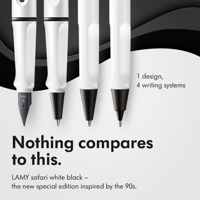 【雷雕免費刻字】LAMY 皮革筆盒 / SAFARI 系列 - 限量 藍紅