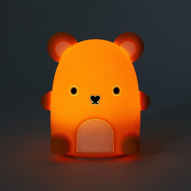 【聯名款】SomeShineXNoodoll矽膠充電式拍拍小夜燈-Ricecracker