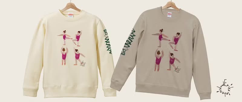 Kids Little Ballerina クールネックスウェット