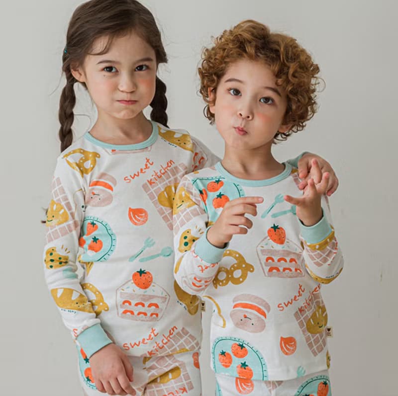 今天的下午茶-舒棉雲柔衣長袖韓國童裝-K19330