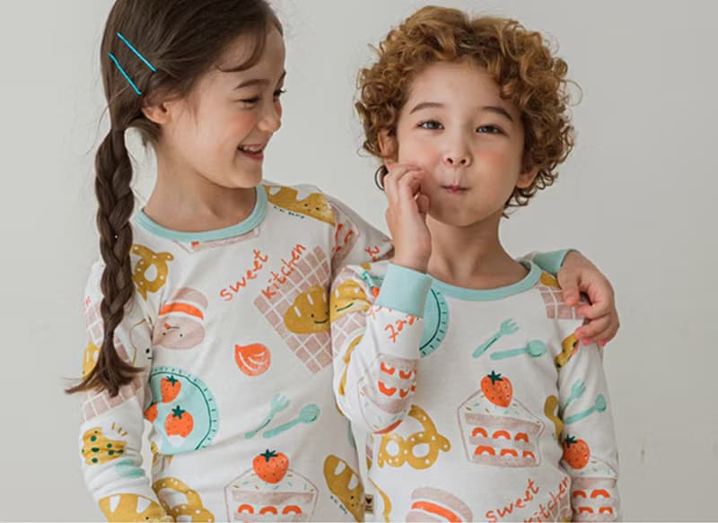 今天的下午茶-舒棉雲柔衣長袖韓國童裝-K19330