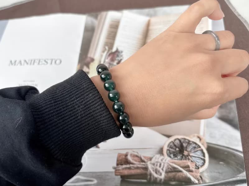 翡翠圓珠手串 (危地馬拉)