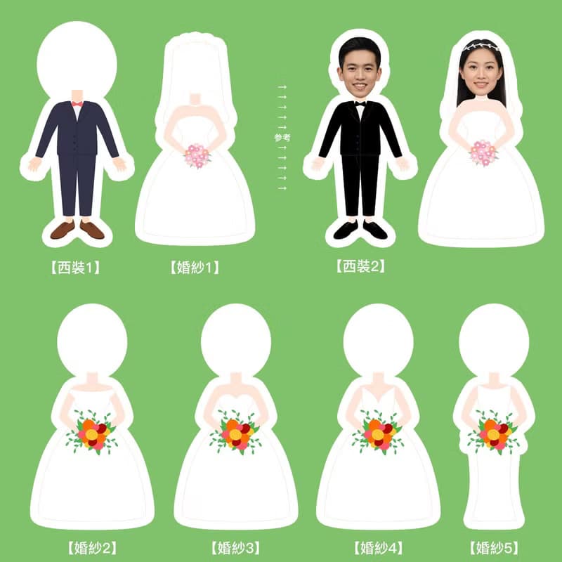 人像照片仿真抱枕 30-100cm 多種身體樣式可選