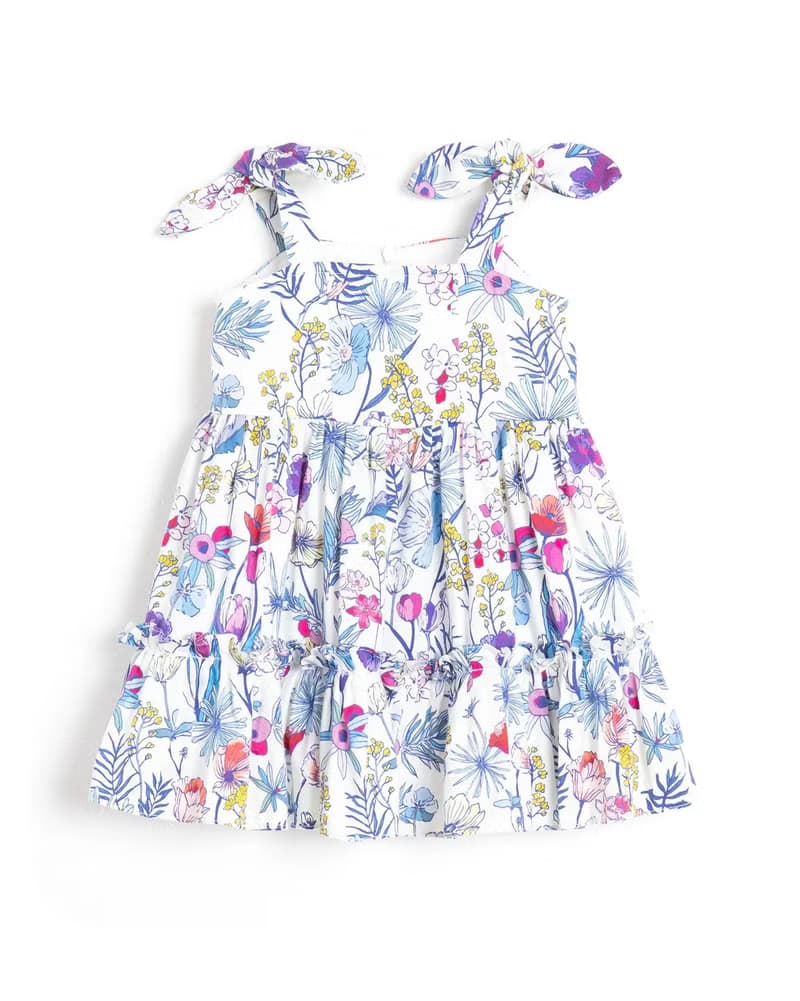 【KID SIZE 80-130】小兔耳澎澎蛋糕裙 小童洋裝 親子裝 淡水色