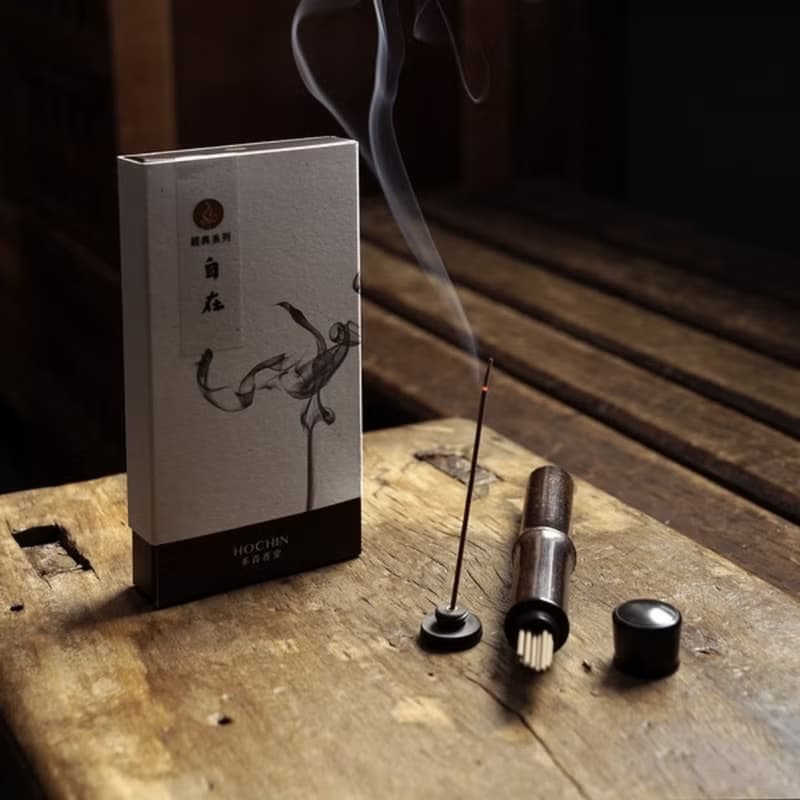 自在旅行線香組 | 附香插及收納管