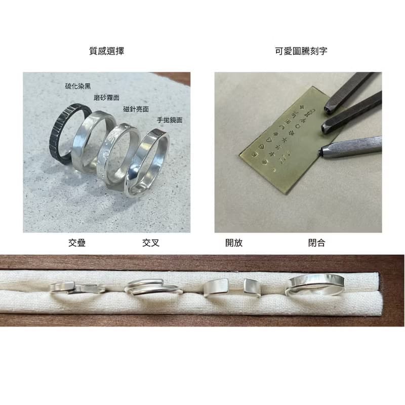 【體驗】金工敲字戒指手作課程/松菸/文化幣