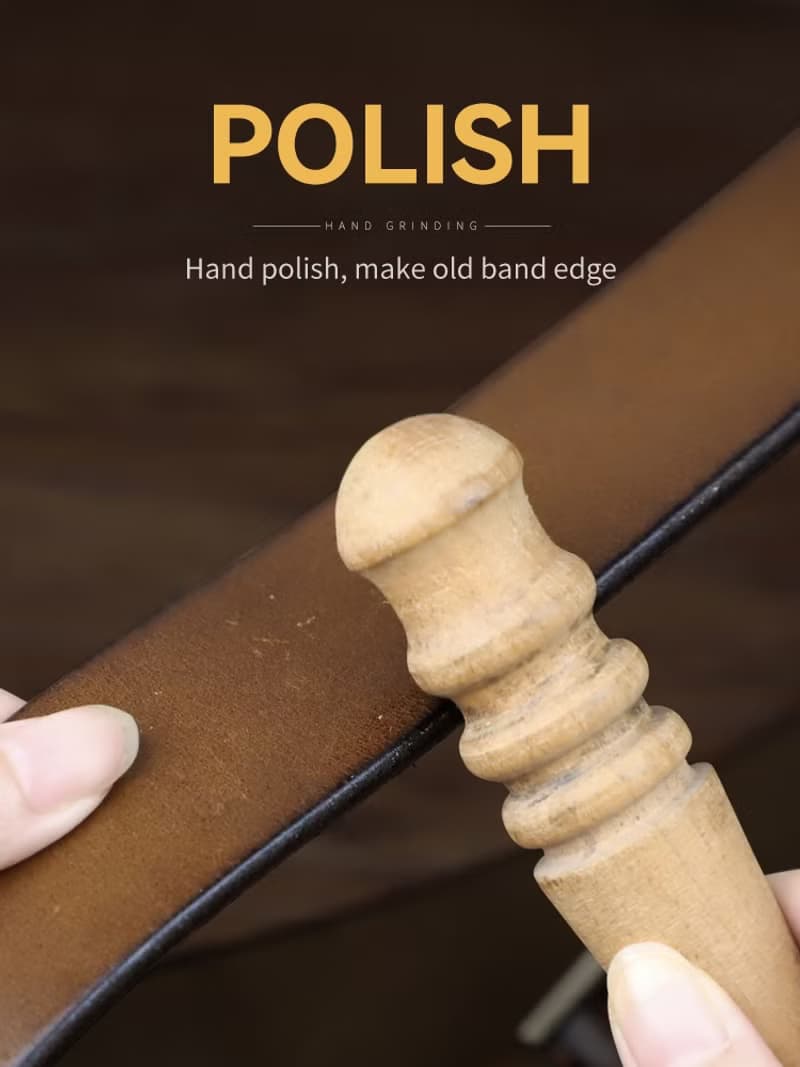 美式復古真皮腰帶 加厚頭層牛皮黃銅針扣皮帶