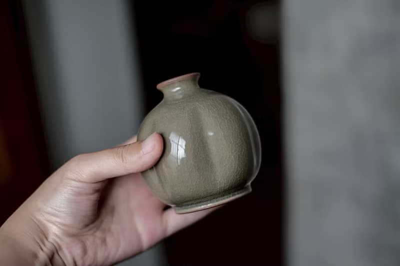 花器 | 青瓷 果實花瓶 手作陶