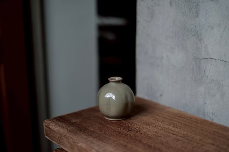 花器 | 青瓷 果實花瓶 手作陶