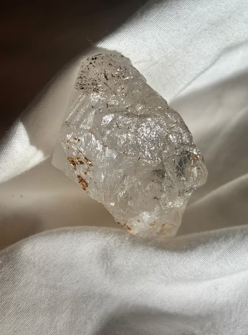 大粒爆彩 印記閃靈鑽 骨幹 骸骨 水晶原礦 閃靈鑽 天然原石 水晶