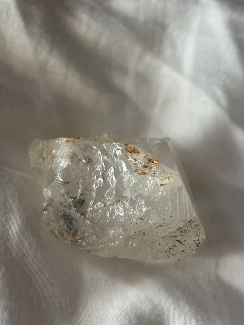 大粒爆彩 印記閃靈鑽 骨幹 骸骨 水晶原礦 閃靈鑽 天然原石 水晶