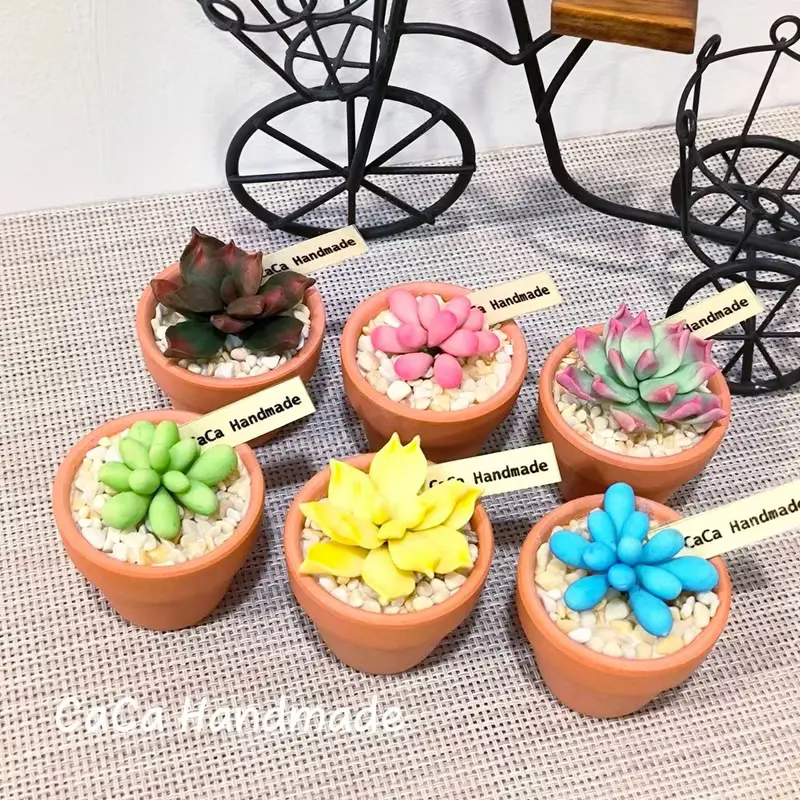 【體驗】【體驗】花蓮手作體驗石膏捏塑可愛多肉迷你盆栽DIY-小班製