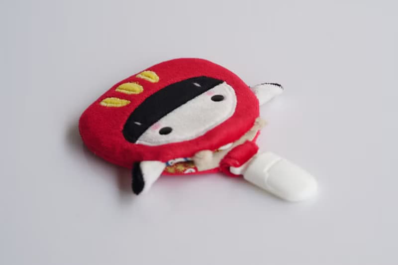 Bucute福神牛寶寶的彌月禮盒組/口水巾/護身符/手搖鈴/彌月