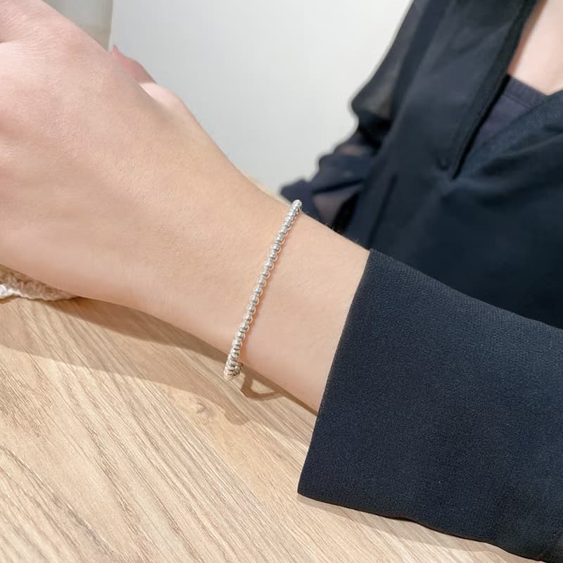 【少女愛麗兒】925純銀珠珠手鏈 • 簡約 • 百搭