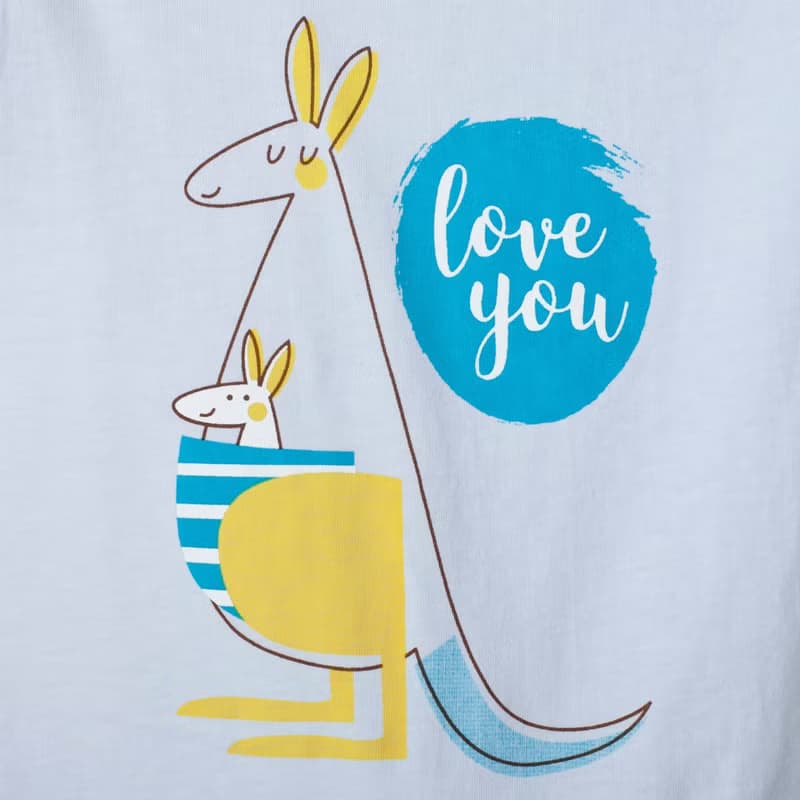 LoveYou-純棉小袋鼠嬰兒包屁衣/連身衣(短袖短褲)-寶寶新生兒MIT