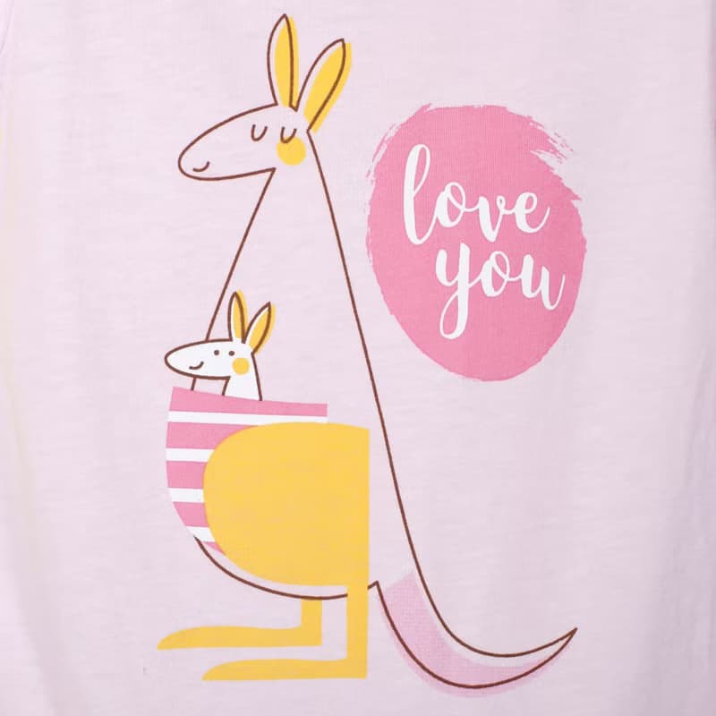 LoveYou-純棉小袋鼠嬰兒包屁衣/連身衣(短袖短褲)-寶寶新生兒MIT