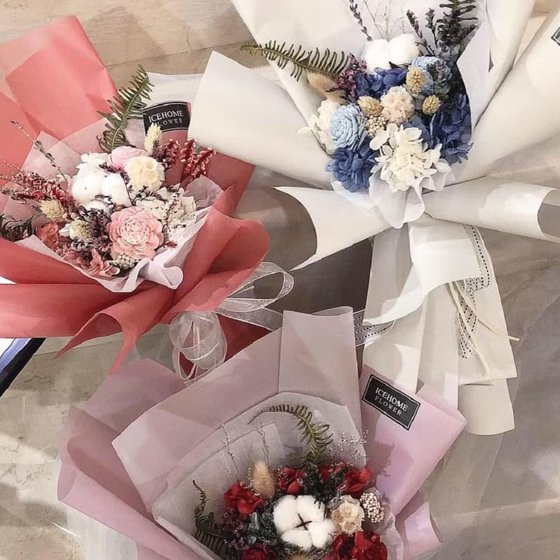 永生花 乾燥花束 永生花 索拉花 畢業花束 畢業禮物